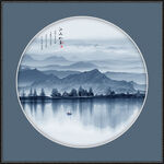 水墨山水画