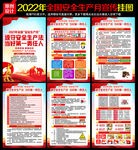 2022年安全月展板