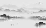 高雅山水新中式画 TiF分层
