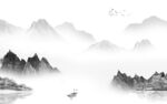 新款山水新中式画 TiF分层