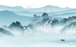 别墅最新款山水画 Tif分层