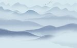 新中式最新款山水画 Tif分层