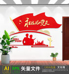 军人思想建设文化墙