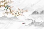花鸟背景墙