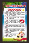 预防中暑知识海报