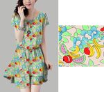 香蕉西瓜花朵