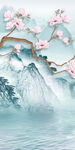高端 意境玄关山水 Tif分层