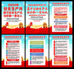 2022全国安全生产月展板