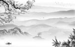新款中式最新山水 Tif分层