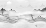 最新 高雅中式山水 Tif分层