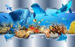 海底世界水族馆背景墙