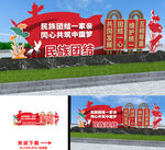 民族团结雕塑