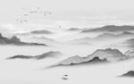 水墨大气高端山水 Tif分层