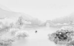 高档大气客厅山水 tiF分层