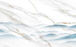 简约山水鱼肚白画 TIf合层