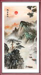竖幅风景画
