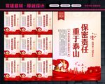 保密展板