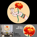 佛手装饰画