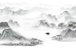 新款中式最新山水 TIf分层
