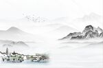 新中式背景墙