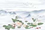 新中式背景墙