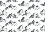 雪山矢量图