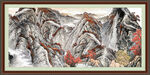 山水中堂画 
