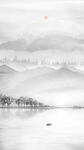 抽象山水画