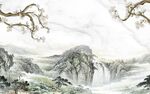 简约风景中式山水 TIf分层
