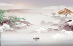 意境 中式山水背景 TIf分层