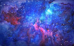 梦幻蓝色星空