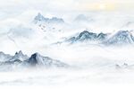 山水背景墙
