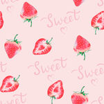 草莓印花图案