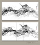 抽象泼墨画