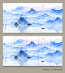新中式山水画