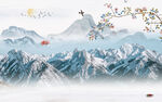 别墅高端中式山水 Tif分层