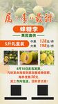清新水果店活动宣传海报