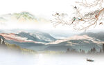 中国风中式最新山水 Tif分层