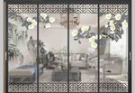 高清分层透明底推拉门打印图