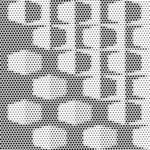 点阵排列激光镂空冲孔图