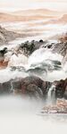 简约中国风山水玄关 TIf分层