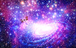 紫色星空