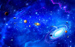 梦幻星空背景