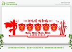 讲文明树新风文化墙 