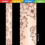 香槟碎花花卉T台