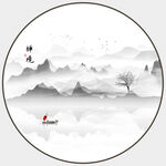 禅意山水画