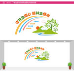 林业保护宣传墙