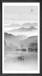 竖幅山水画