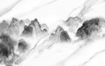 高档 灰色大气山水 Tif分层