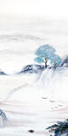高档 高清玄关山水 TIf分层